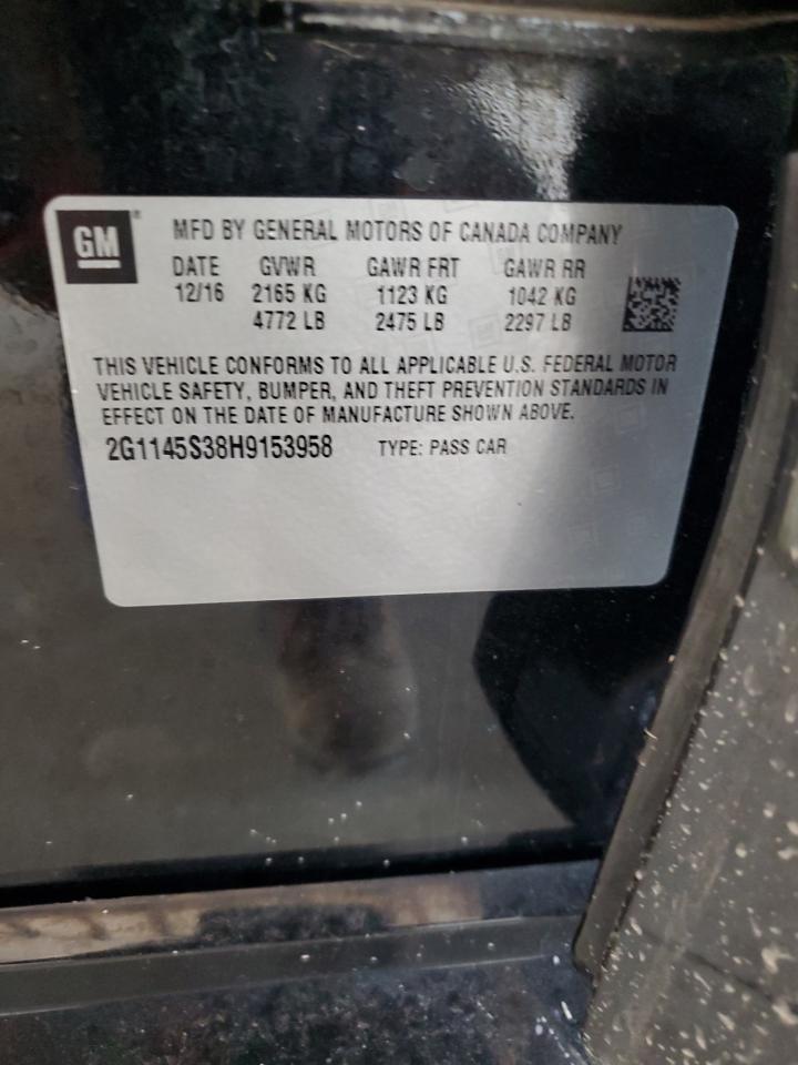 2017 Chevrolet Impala Premier VIN: 2G1145S38H9153958 Lot: 67995945