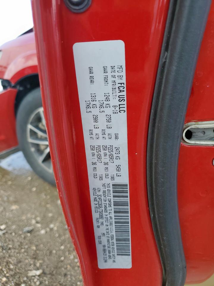 2018 Dodge Journey Sxt VIN: 3C4PDCBG8JT503892 Lot: 70177535