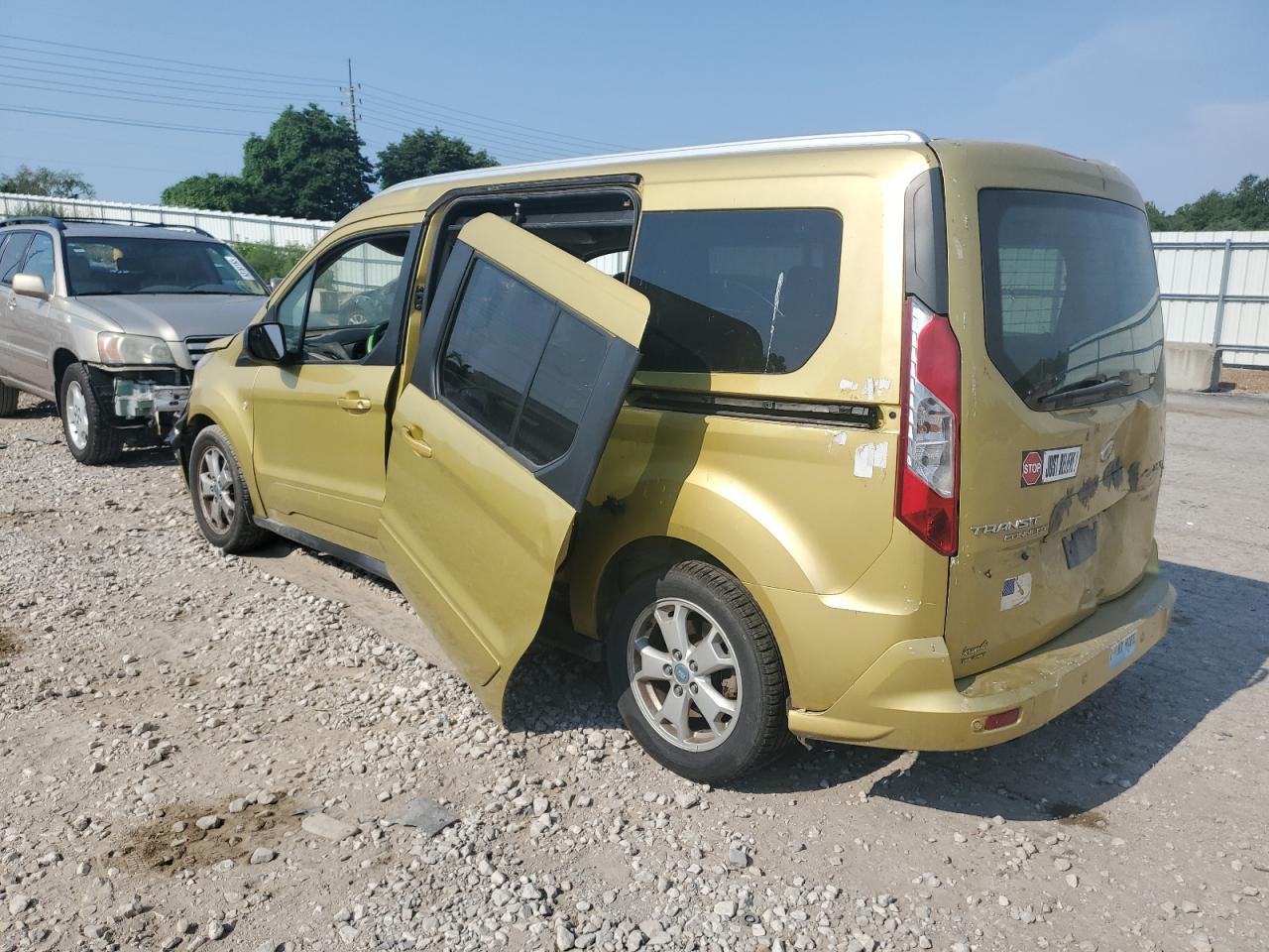 2015 Ford Transit Connect Xlt gold van gas NM0GE9F77F1194518 photo #3