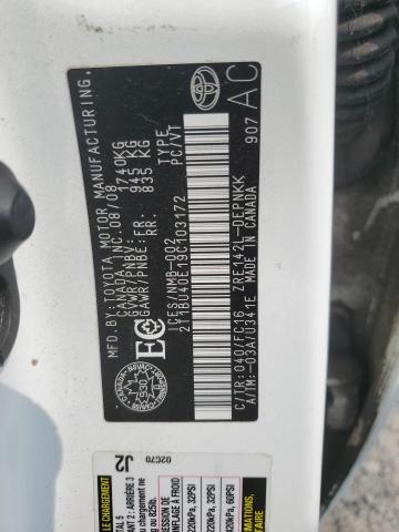 2009 TOYOTA COROLLA BASE  