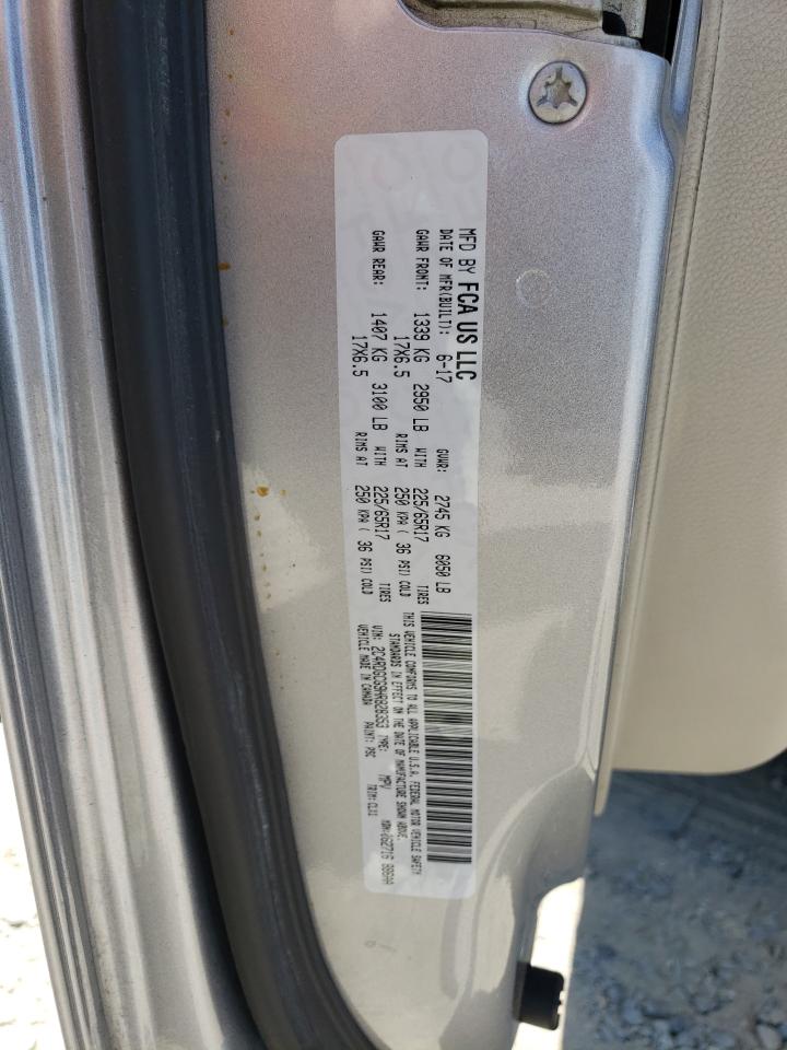 2017 Dodge Grand Caravan Sxt VIN: 2C4RDGCG9HR828353 Lot: 68910615