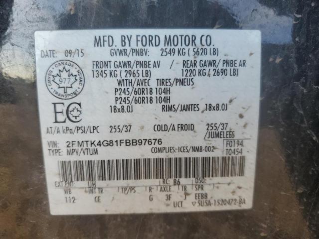 2015 FORD EDGE SE  
