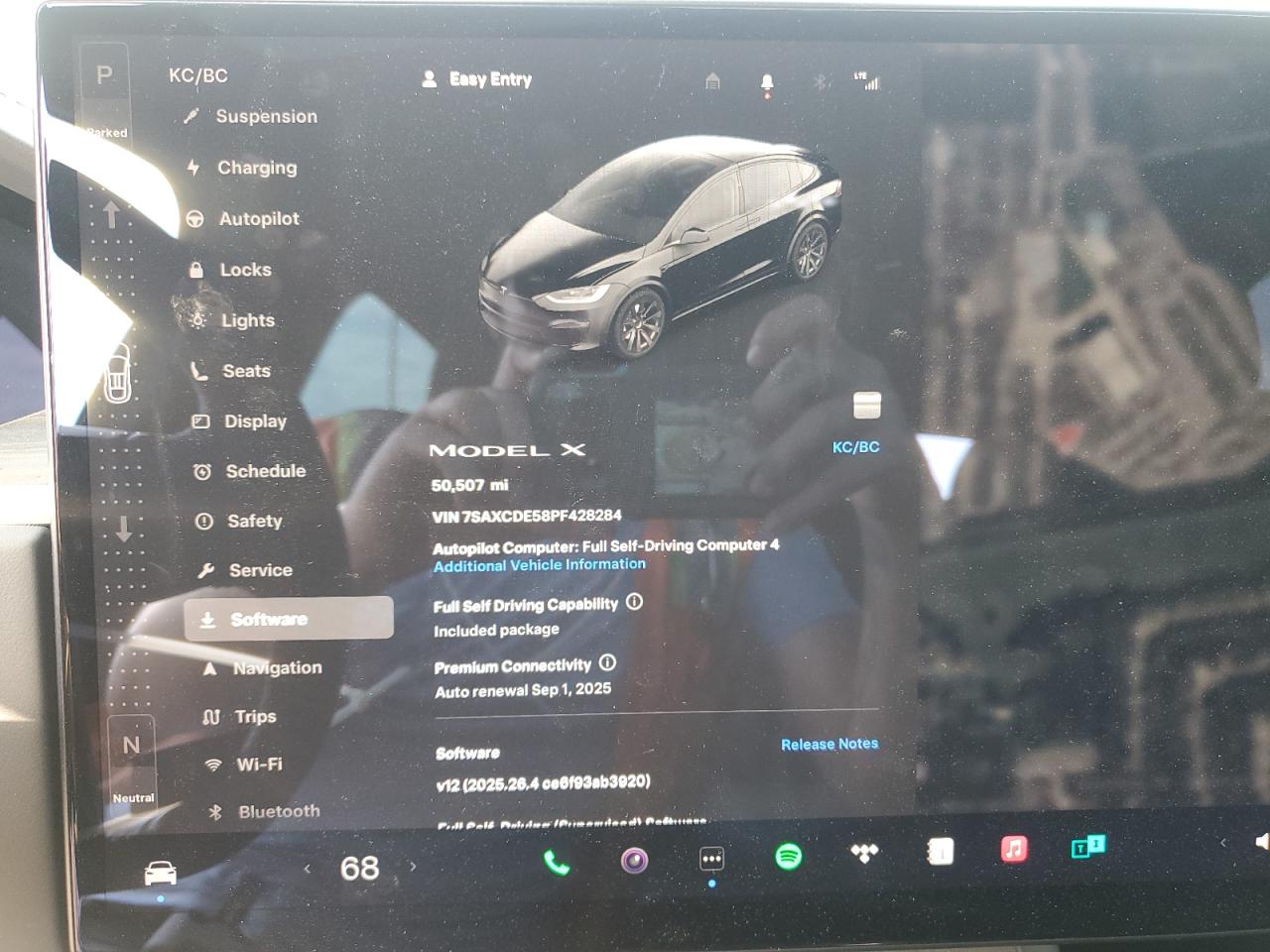 2023 Tesla Model X VIN: 7SAXCDE58PF428284 Lot: 68003845