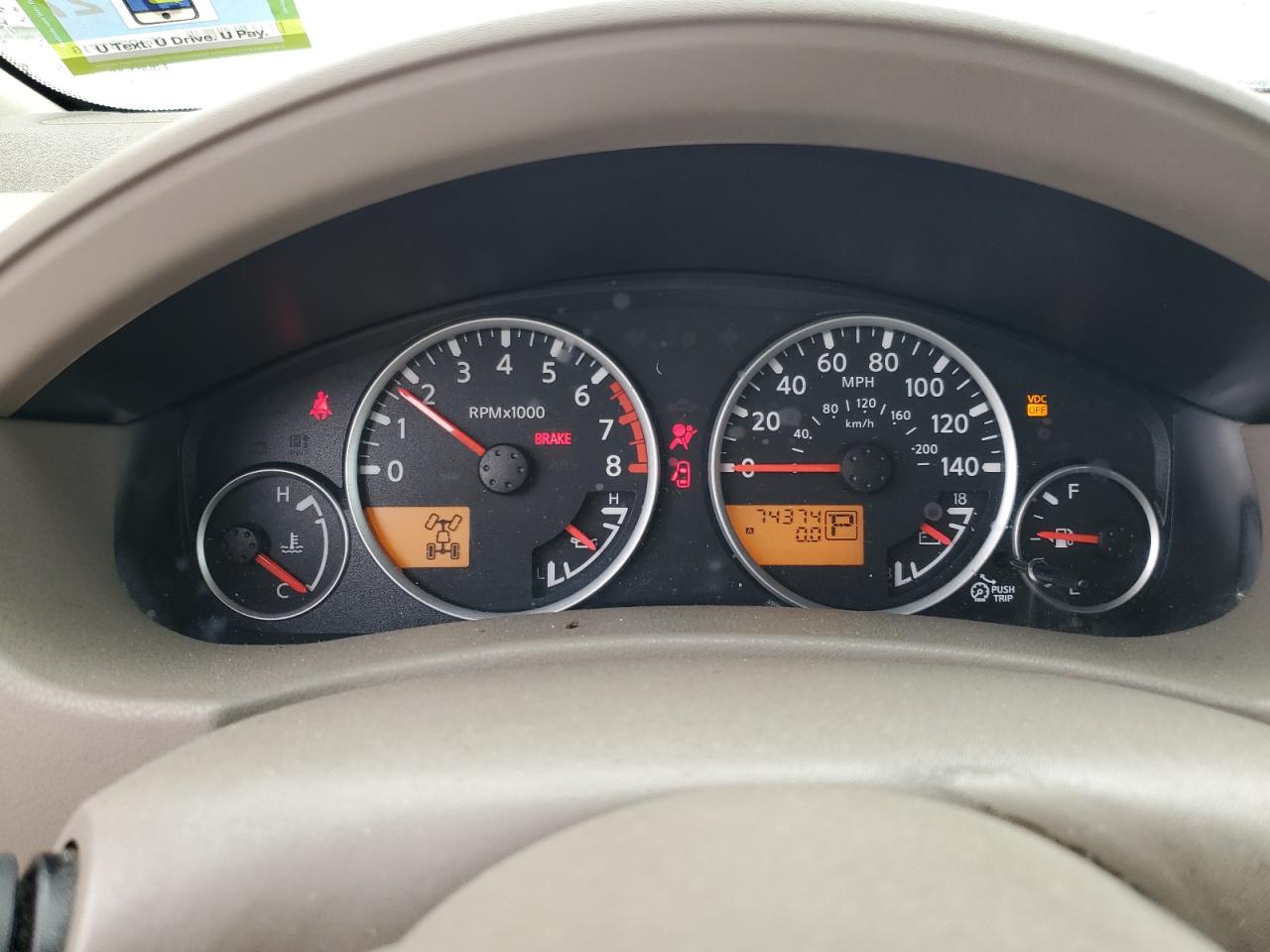 2010 Nissan Pathfinder S VIN: 5N1AR1NB8AC619306 Lot: 68924935