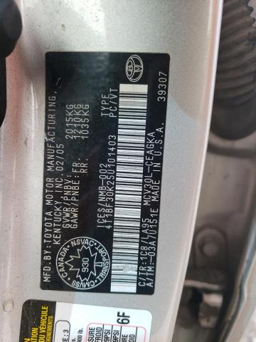 2005 TOYOTA CAMRY LE  