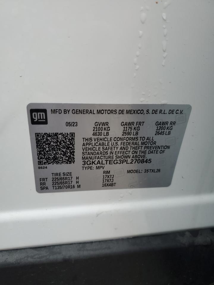 2023 GMC Terrain Sle VIN: 3GKALTEG3PL270845 Lot: 70346925