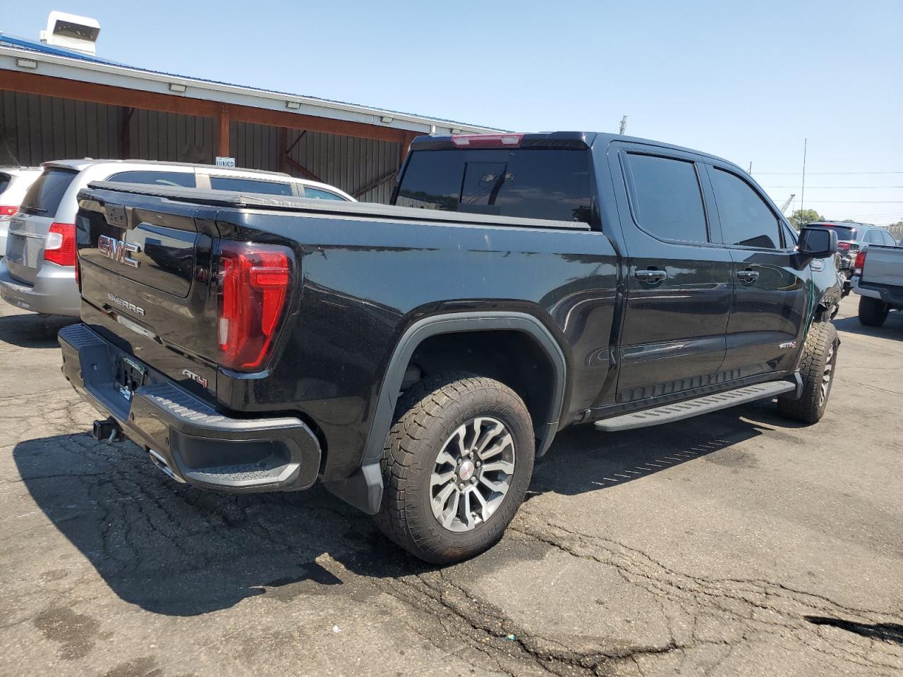 2022 GMC Sierra Limited K1500 At4 black null gas 1GTP9EEL1NZ233974 photo #4