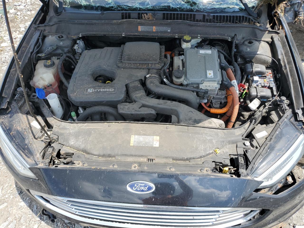 2017 Ford Fusion Titanium Hev VIN: 3FA6P0RUXHR368876 Lot: 68664795