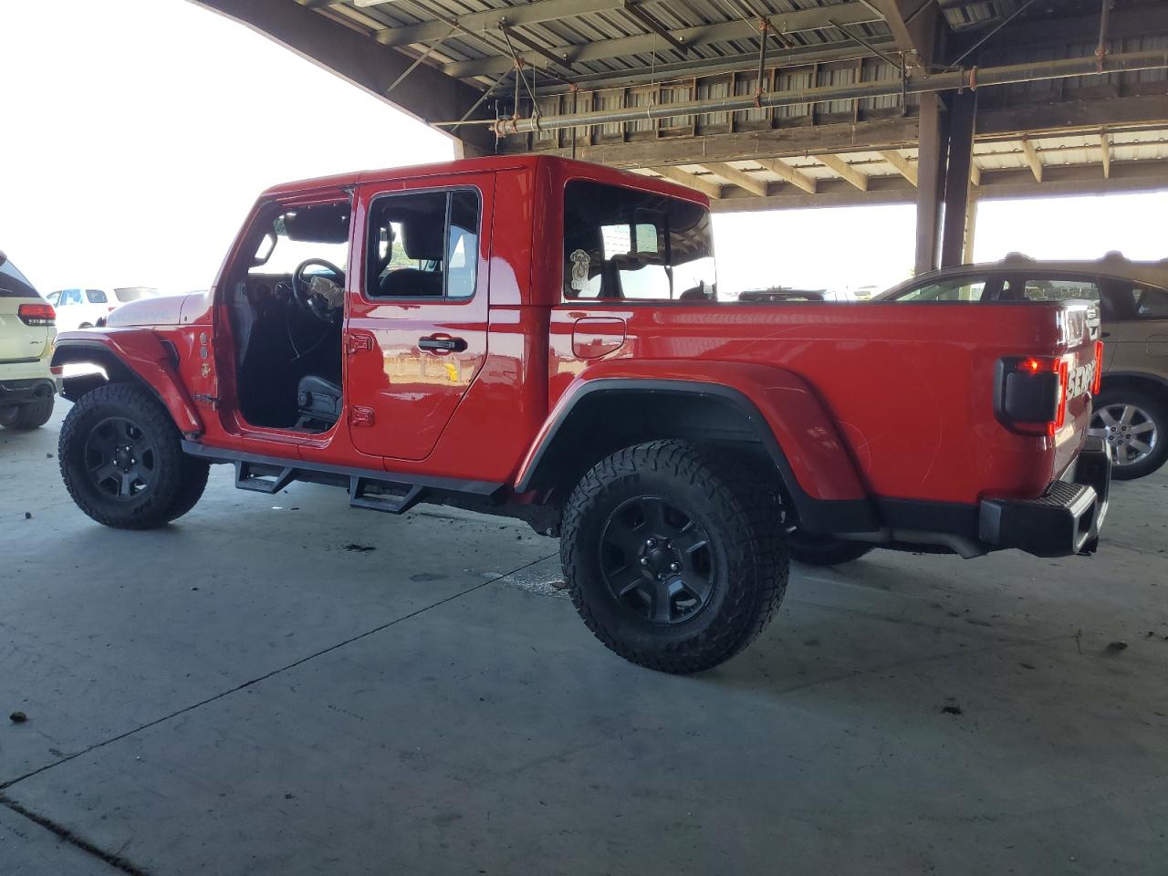 2022 Jeep Gladiator Mojave red null gas 1C6JJTEG9NL164076 photo #3
