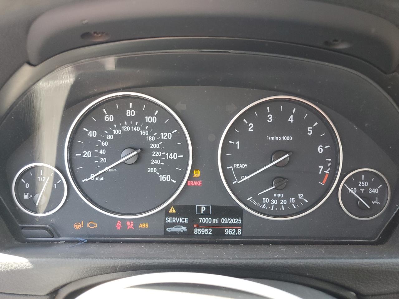 2015 BMW 328 I Sulev VIN: WBA3C1C59FK119001 Lot: 70016345