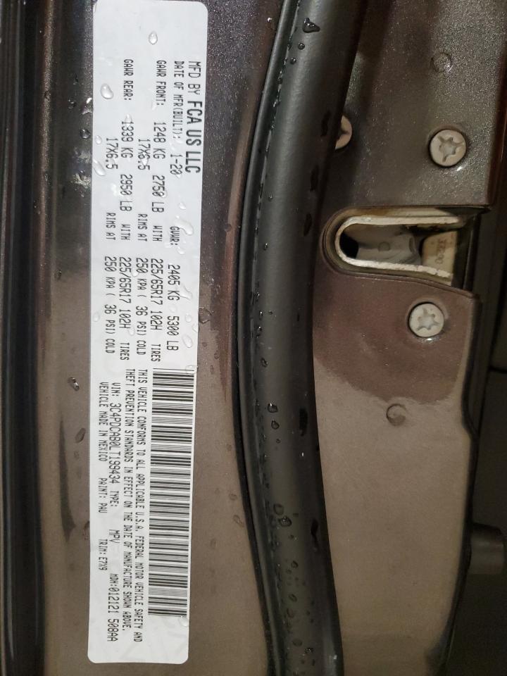 2020 Dodge Journey Se VIN: 3C4PDCAB0LT199434 Lot: 68194315