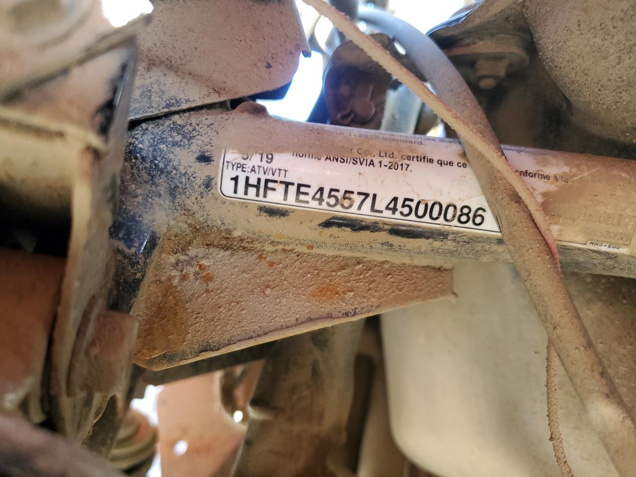 2020 Honda Trx520 Fm VIN: 1HFTE4557L4500086 Lot: 68342415