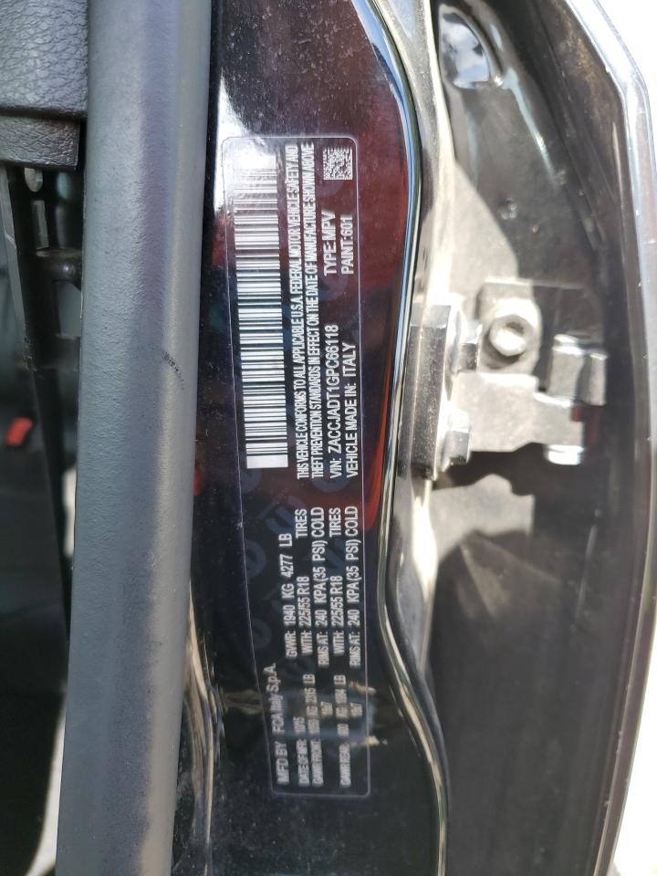 2016 Jeep Renegade Limited VIN: ZACCJADT1GPC6618 Lot: 70406715