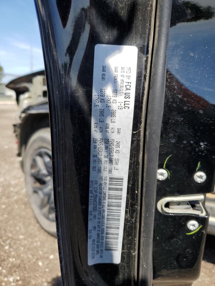 2019 Jeep Cherokee Trailhawk VIN: 1C4PJMBX0KD378361 Lot: 68791735