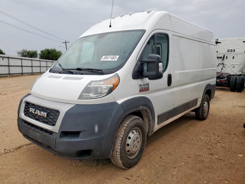 2019 RAM PROMASTER 1500 1500 HIGH   for sale at Copart TX - MCALLEN