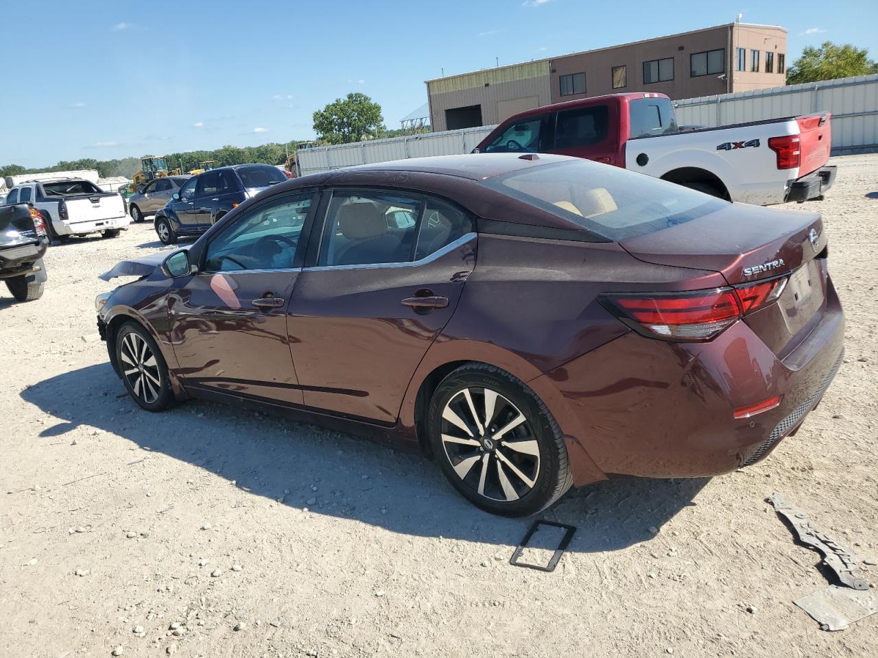 2021 Nissan Sentra Sv red null gas 3N1AB8CV7MY256851 photo #3