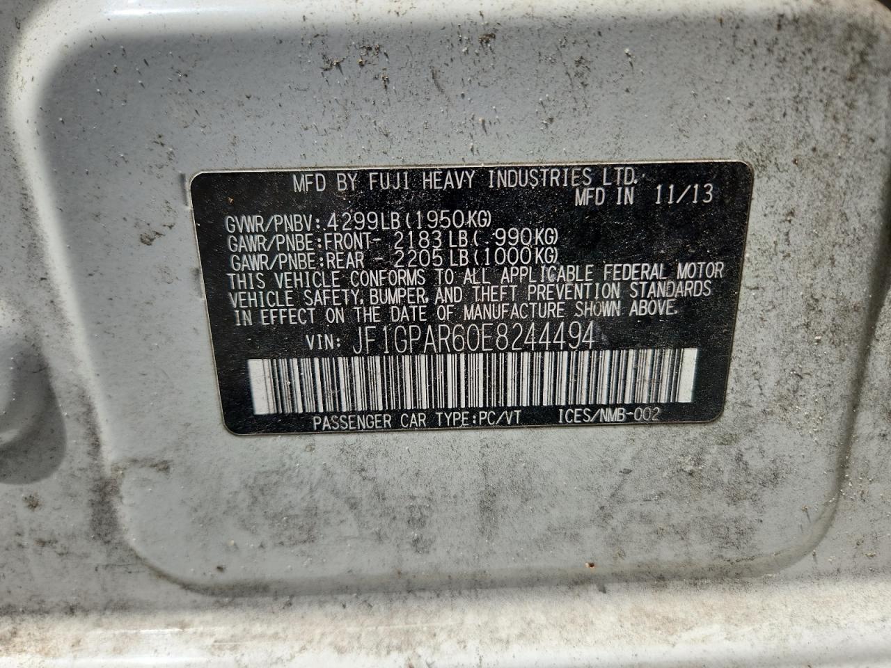 2014 Subaru Impreza Sport Limited VIN: JF1GPAR60E8244494 Lot: 68911675