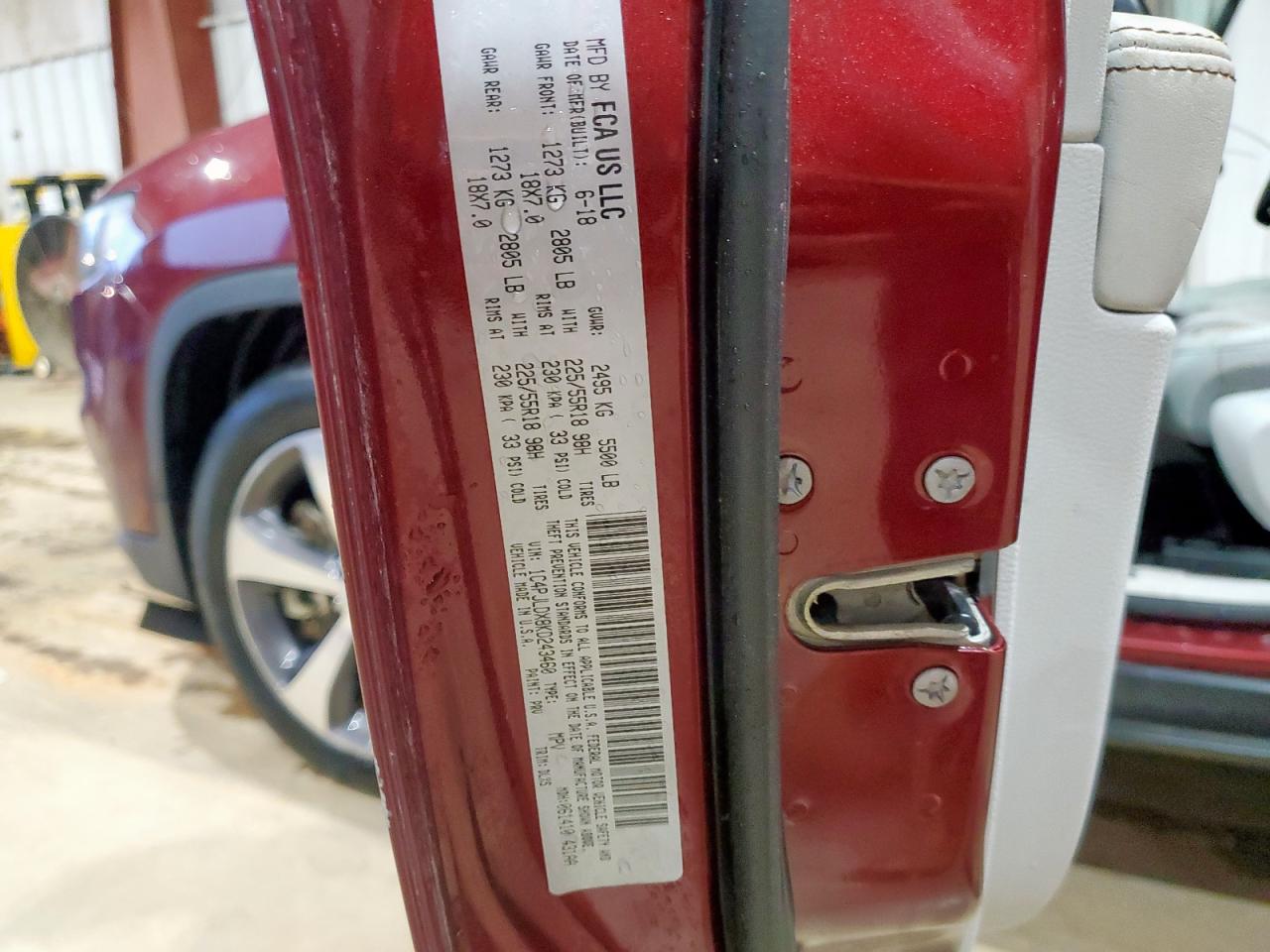 2019 Jeep Cherokee Limited VIN: 1C4PJLDX8KD243460 Lot: 68917285