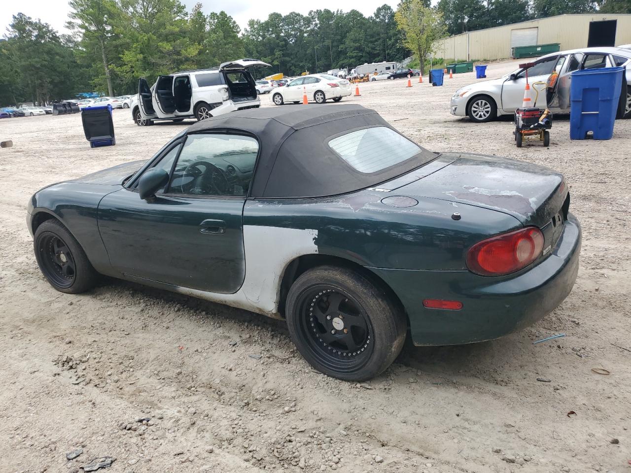 2002 Mazda Mx-5 Miata Base green null gas JM1NB353220227150 photo #3