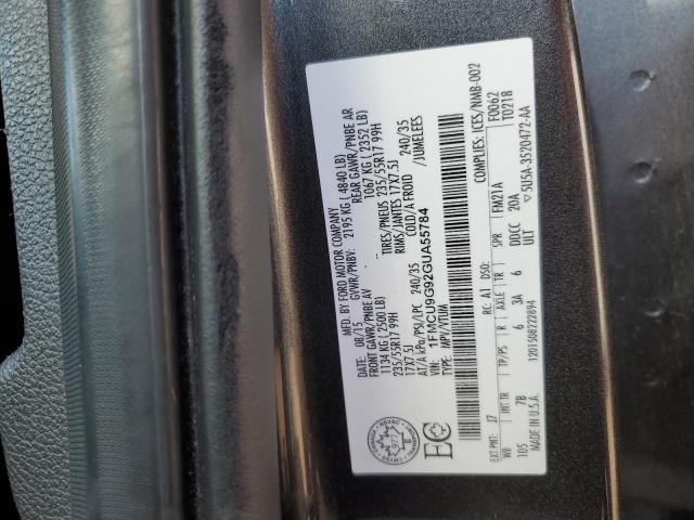 2016 FORD ESCAPE SE  