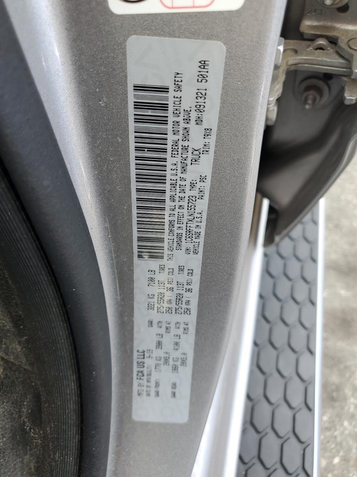 2020 Ram 1500 Big Horn/Lone Star VIN: 1C6SRFFTXLN155723 Lot: 67360985