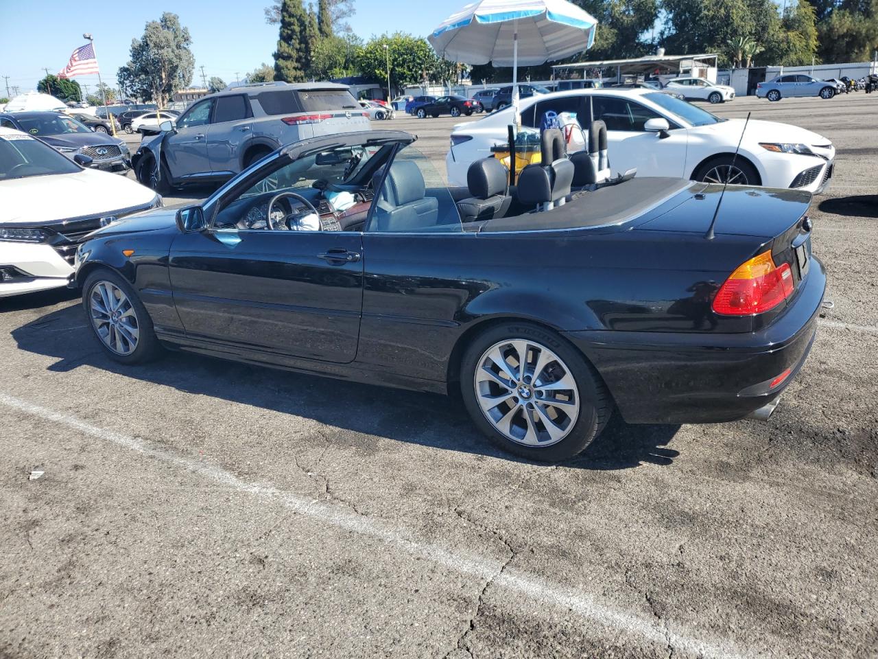 2004 BMW 330 Ci black null gas WBABW53424PL47309 photo #3