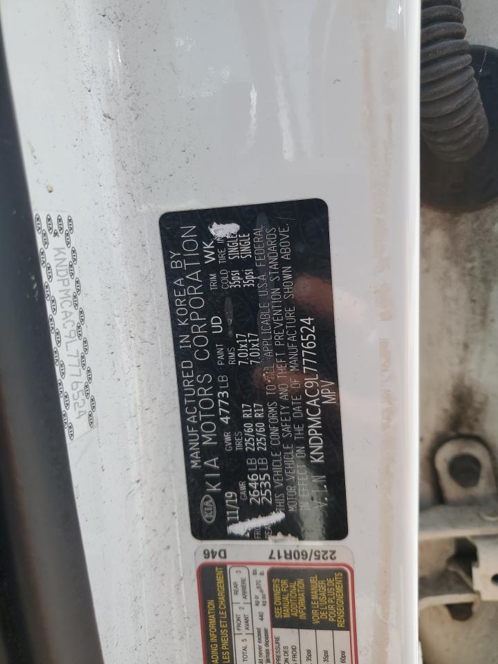 2020 Kia Sportage Lx VIN: KNDPMCAC9L7776524 Lot: 67083055