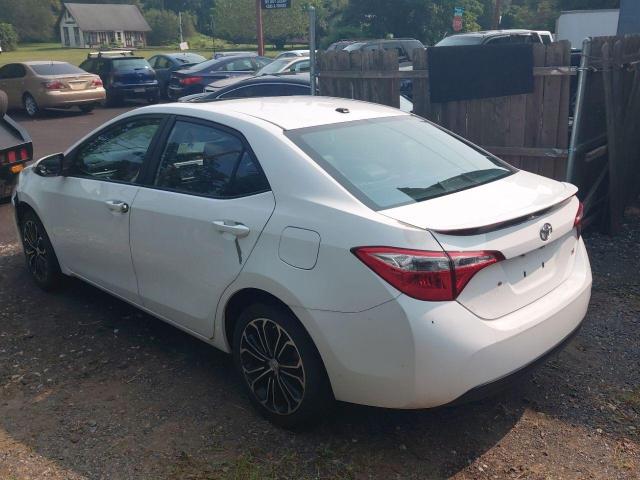 Sedans TOYOTA COROLLA 2016 Biały