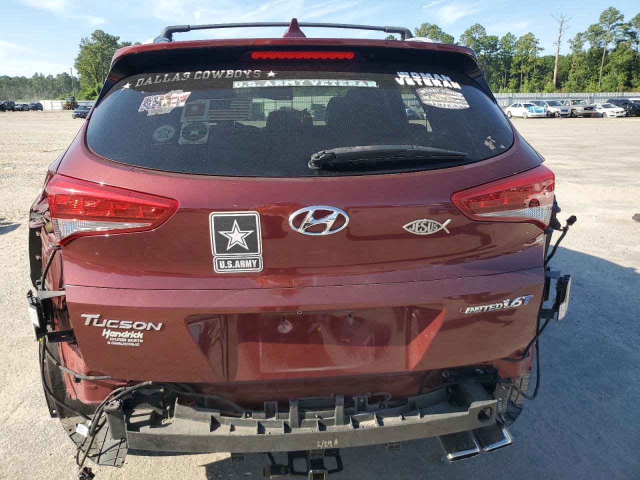 2016 Hyundai Tucson Limited VIN: KM8J33A27GU196580 Lot: 70176585