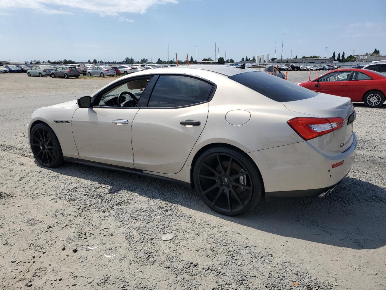 2014 Maserati Ghibli S silver sedan gas ZAM57RTA3E1089618 photo #3