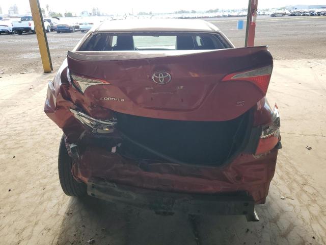  TOYOTA COROLLA 2016 Red