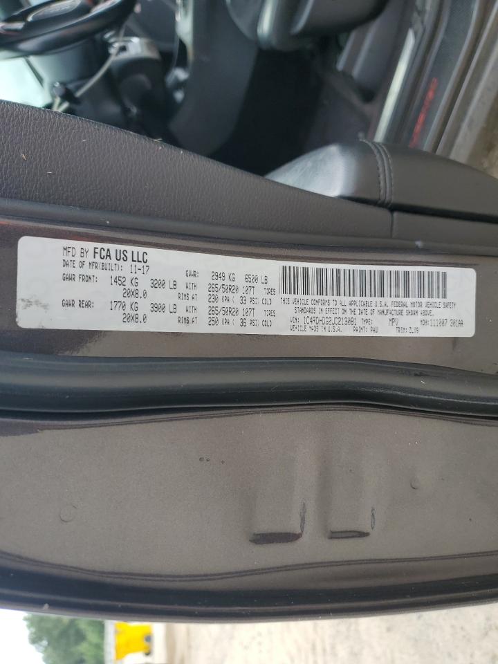 2018 Dodge Durango Gt VIN: 1C4RDHDG2JC213081 Lot: 68937155