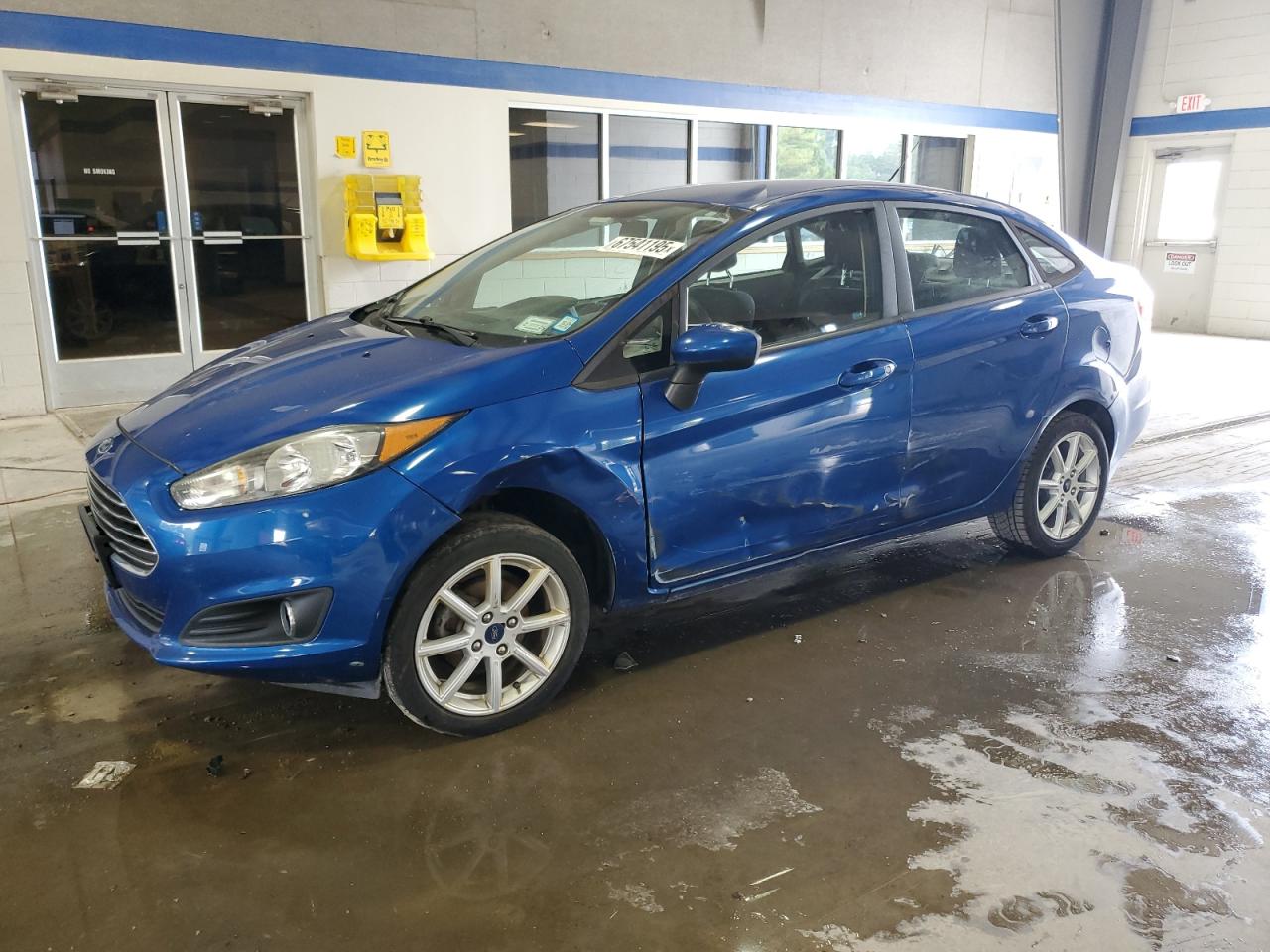 2018 Ford Fiesta Se blue null gasoline 3FADP4BJXJM124422 photo #1