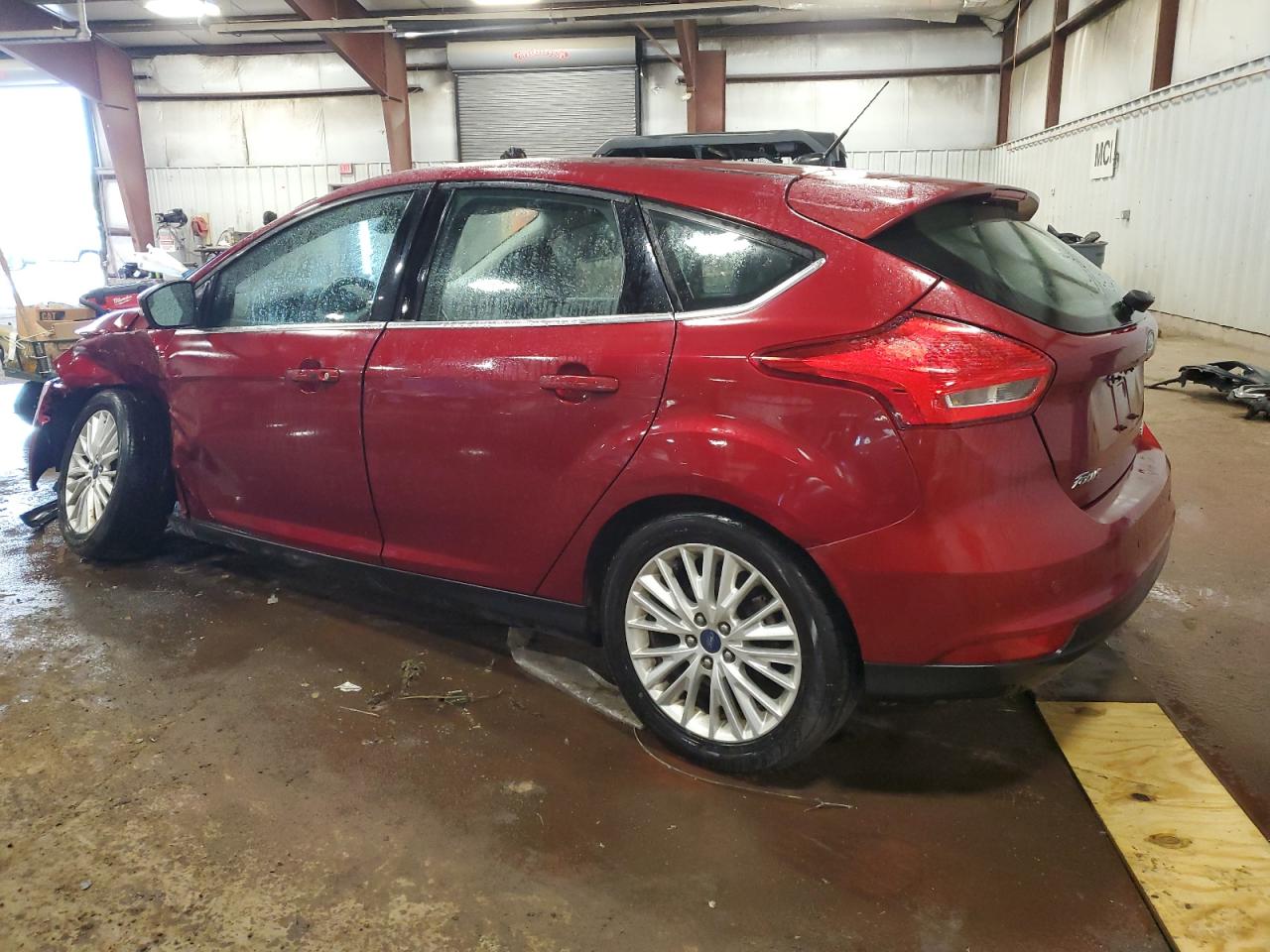 2016 Ford Focus Titanium red null gas 1FADP3N21GL274721 photo #3