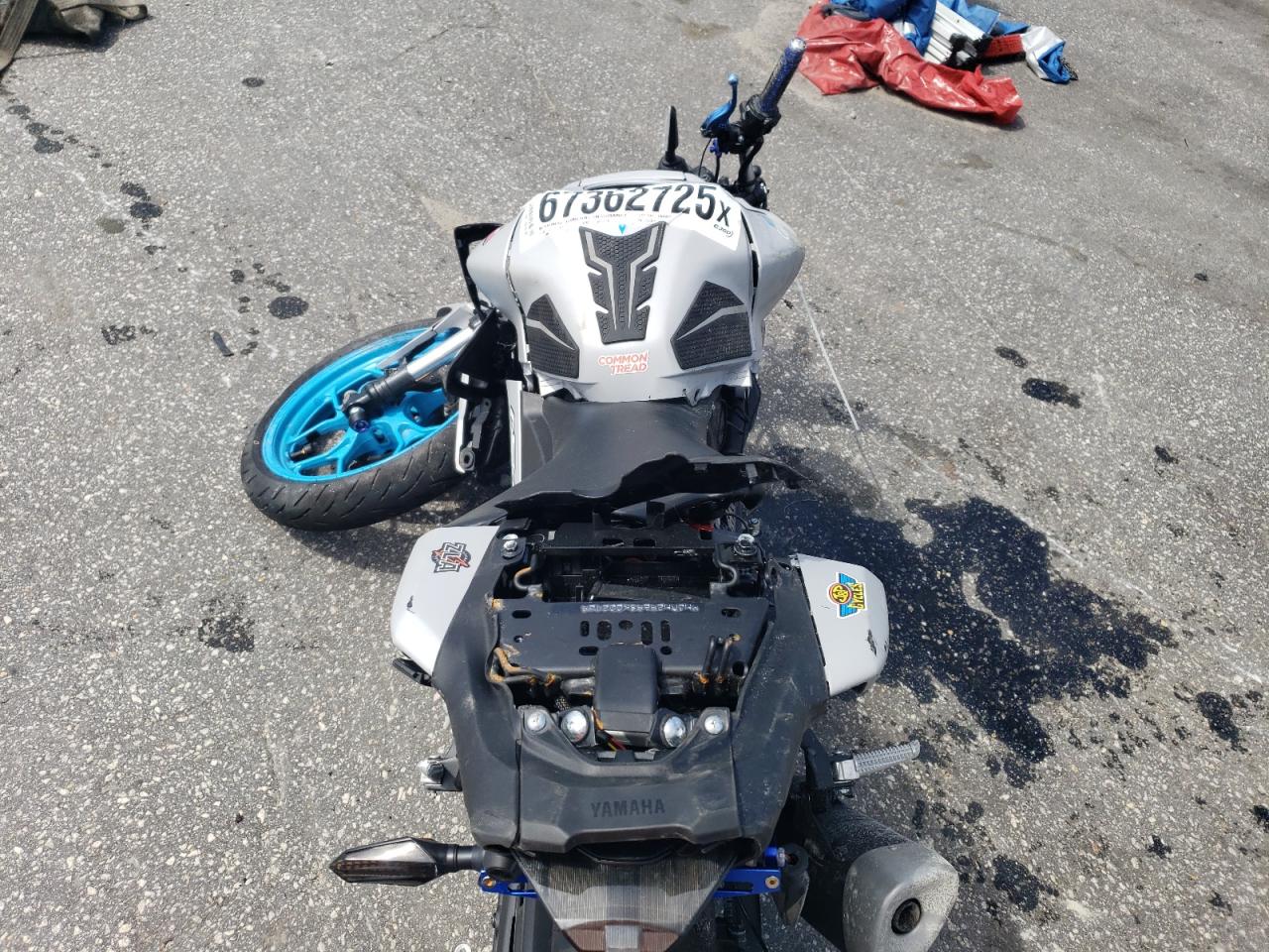 2025 Yamaha Mtn320 A VIN: MH3RH28E8SK002468 Lot: 67362725