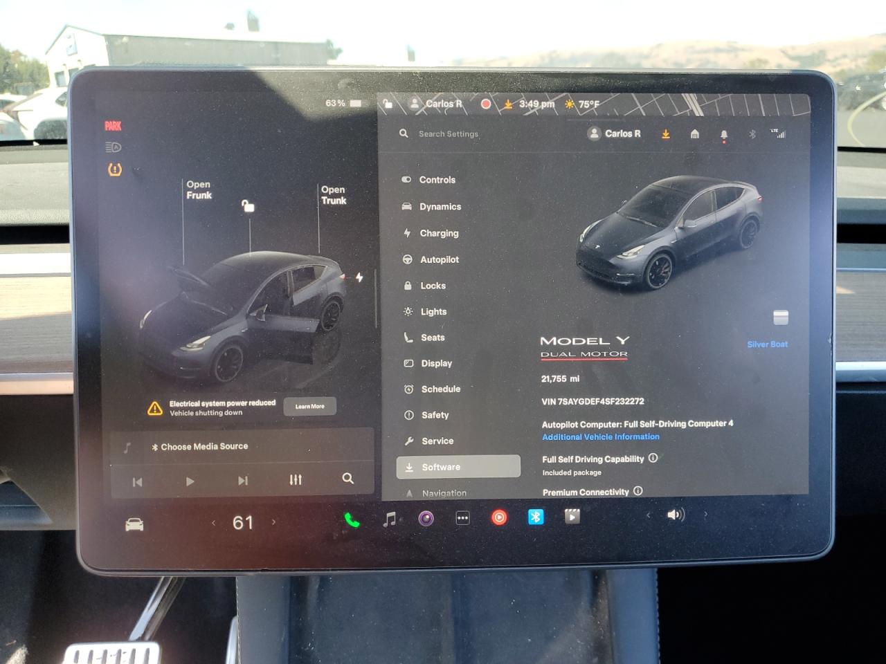 2025 Tesla Model Y VIN: 7SAYGDEF4SF232272 Lot: 69106505
