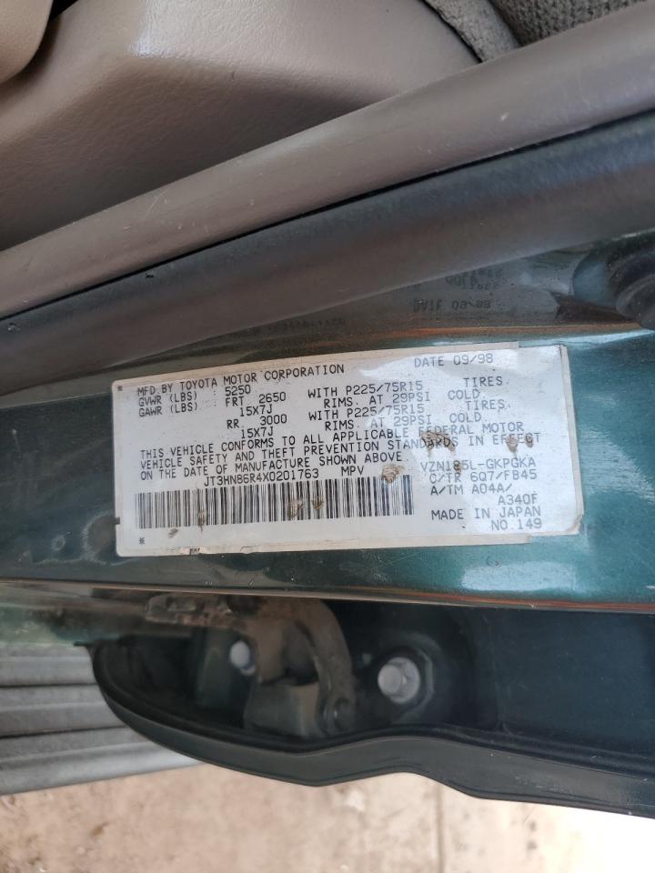 1999 Toyota 4Runner Sr5 VIN: JT3HN86R4X0201763 Lot: 69065635