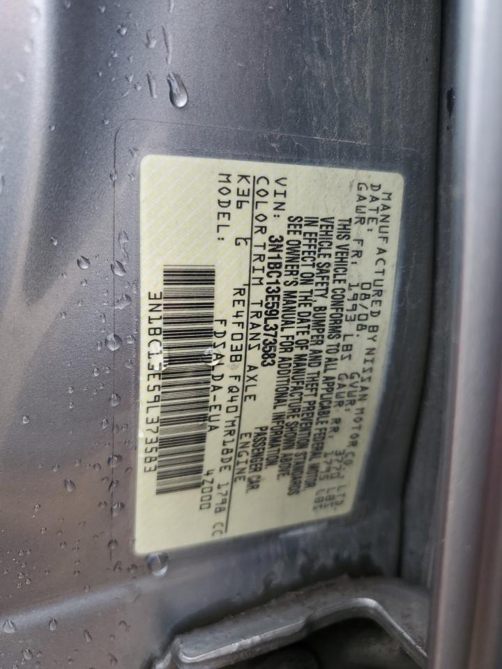 2009 Nissan Versa S VIN: 3N1BC13E59L373583 Lot: 68459445