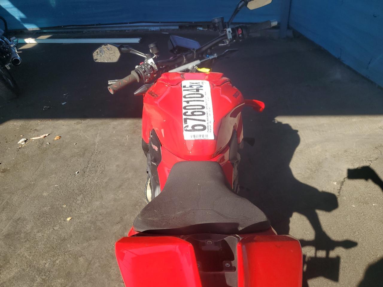 2025 Ducati Streetfigh VIN: ZDMFAK6W0SB000123 Lot: 67601045