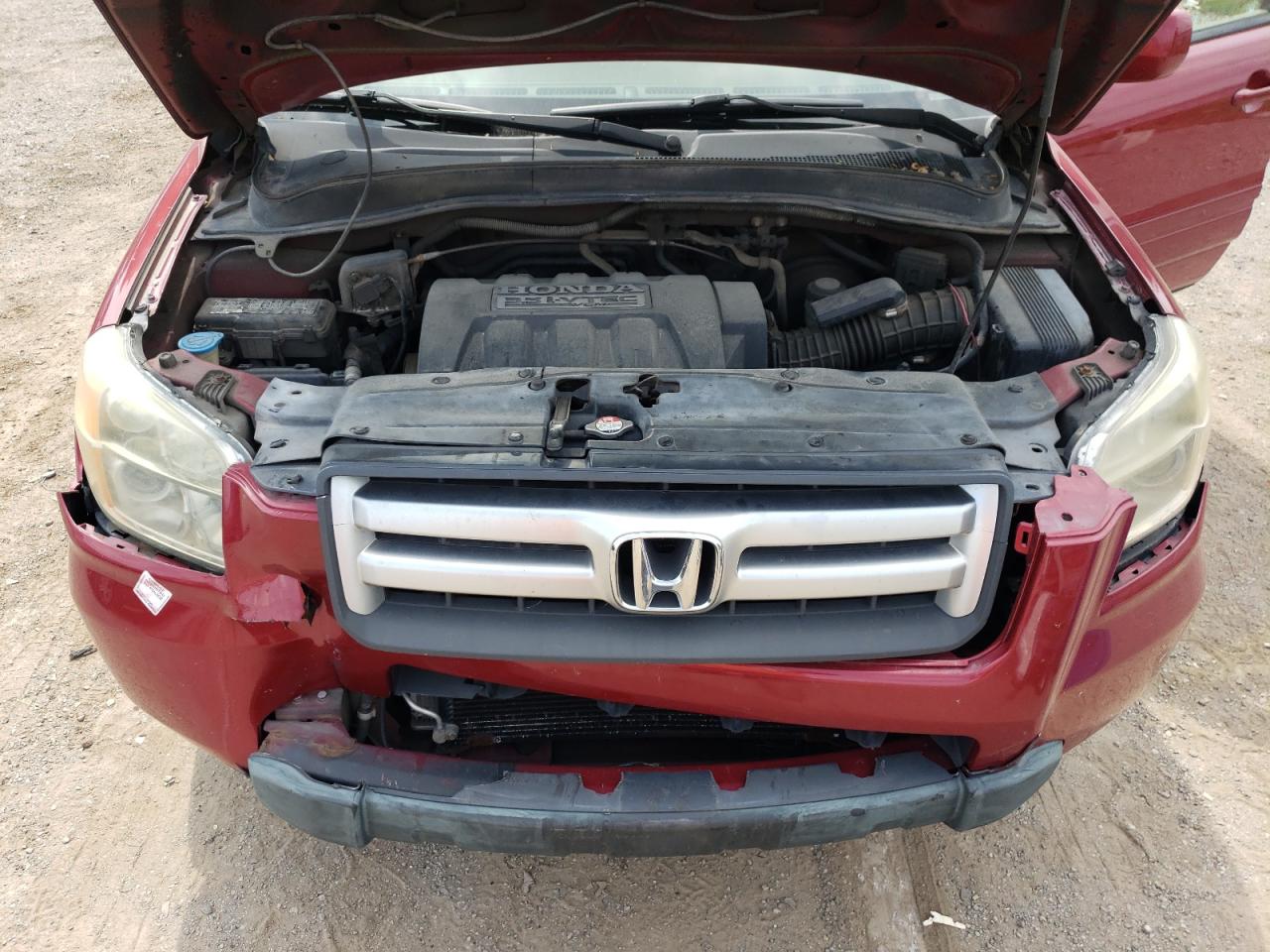 2006 Honda Pilot Ex VIN: 5FNYF28626B000601 Lot: 65686565