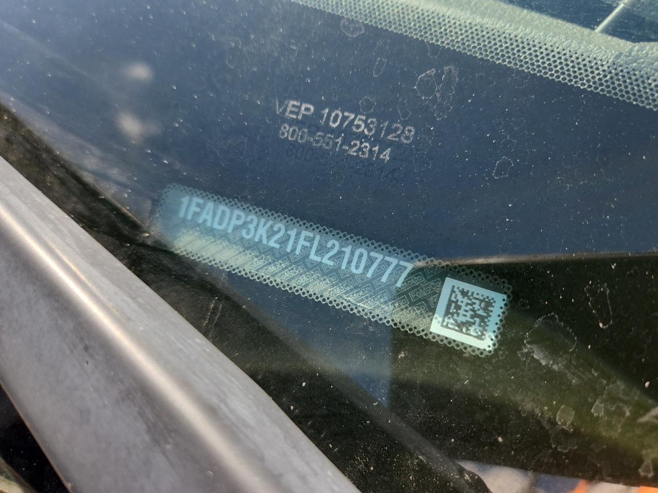 2015 Ford Focus Se VIN: 1FADP3K21FL210777 Lot: 70650475