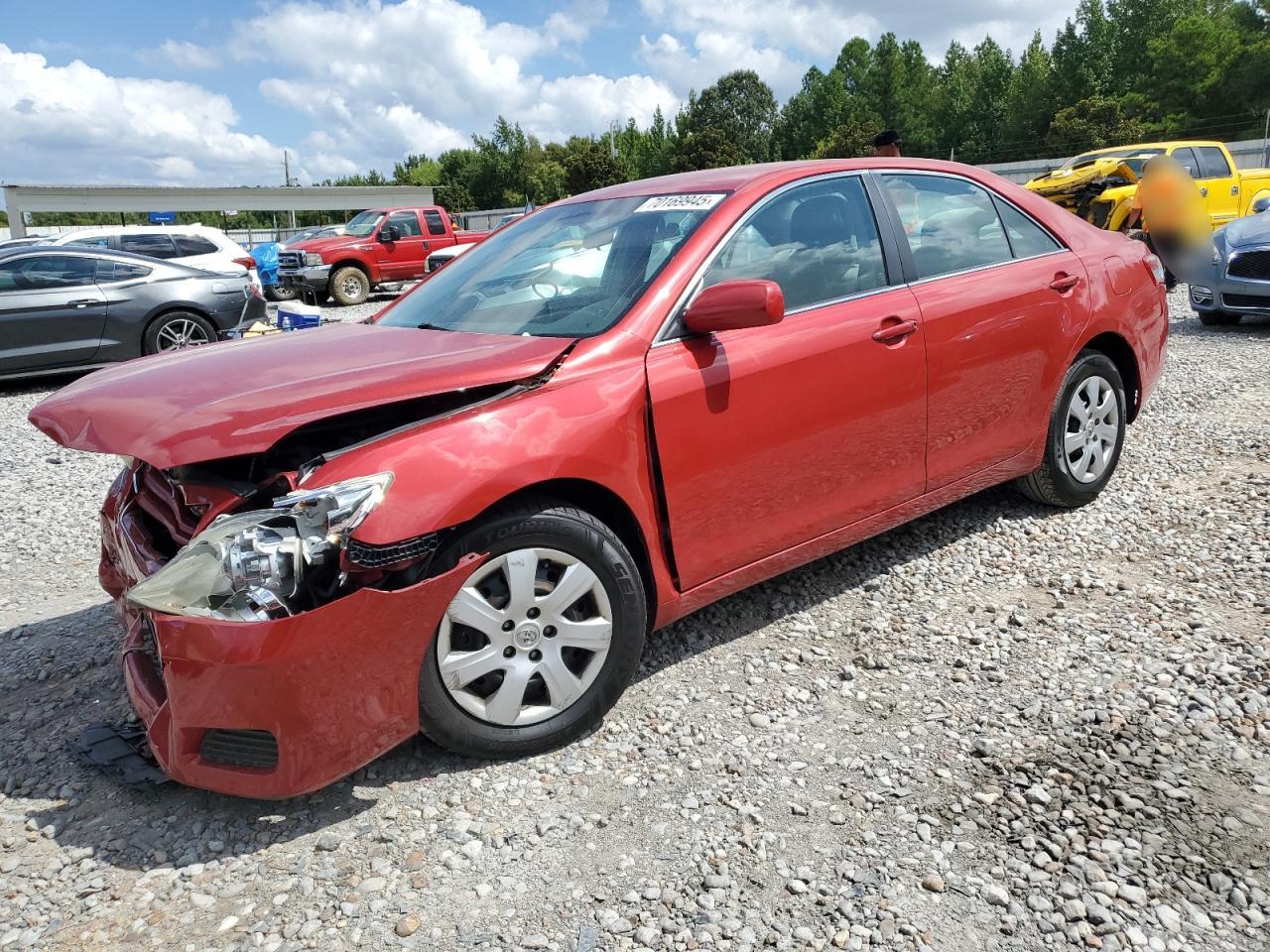 2010 Toyota Camry Base red null gas 4T4BF3EK9AR002392 photo #1