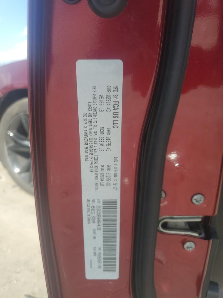 2017 Dodge Charger Se VIN: 2C3CDXBG4HH644195 Lot: 68327845