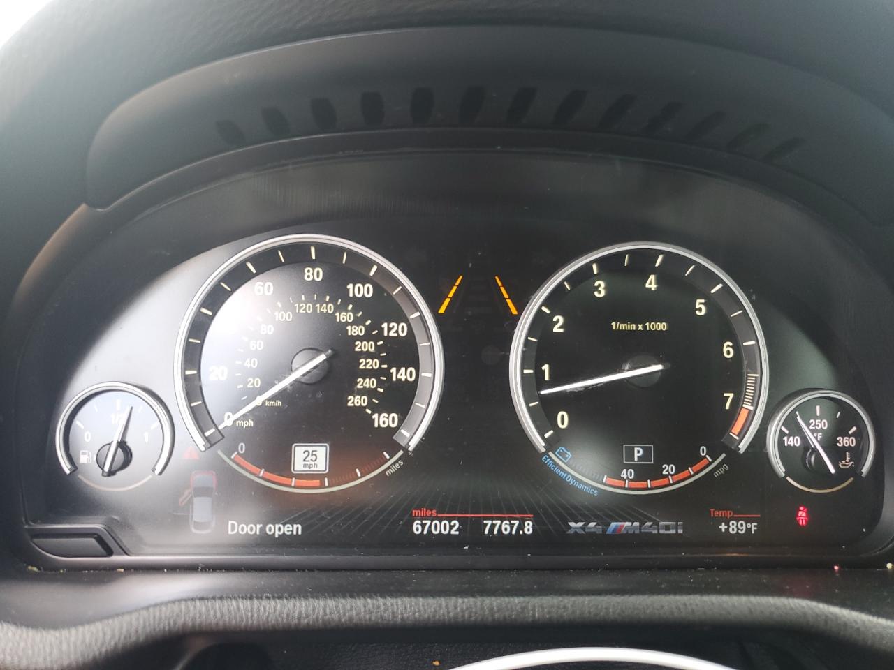 2016 BMW X4 xDrivem40I VIN: 5UXXW7C57G0M91303 Lot: 69735285