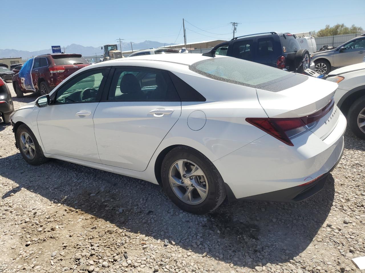 2022 Hyundai Elantra Se white null gas 5NPLL4AGXNH061678 photo #3