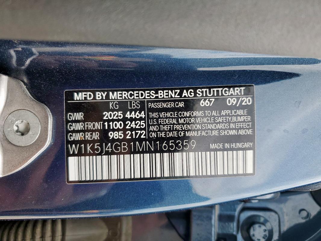 2021 MERCEDES-BENZ CLA 250  