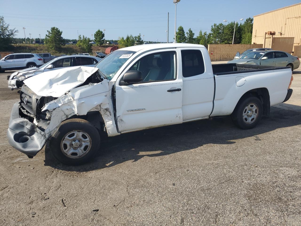 2005 Toyota Tacoma Access Cab white null gas 5TETX22N45Z117908 photo #1