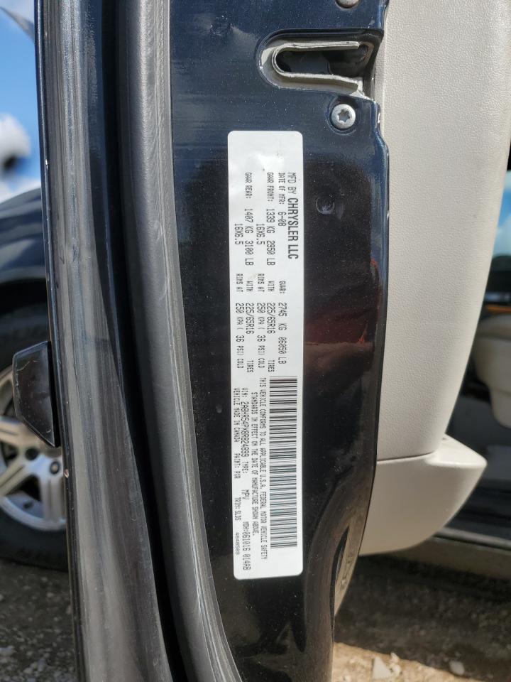 2008 Chrysler Town & Country Touring VIN: 2A8HR54PX8R824899 Lot: 69954605