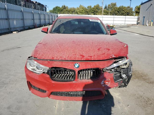  BMW 3 SERIES 2017 Czerwony