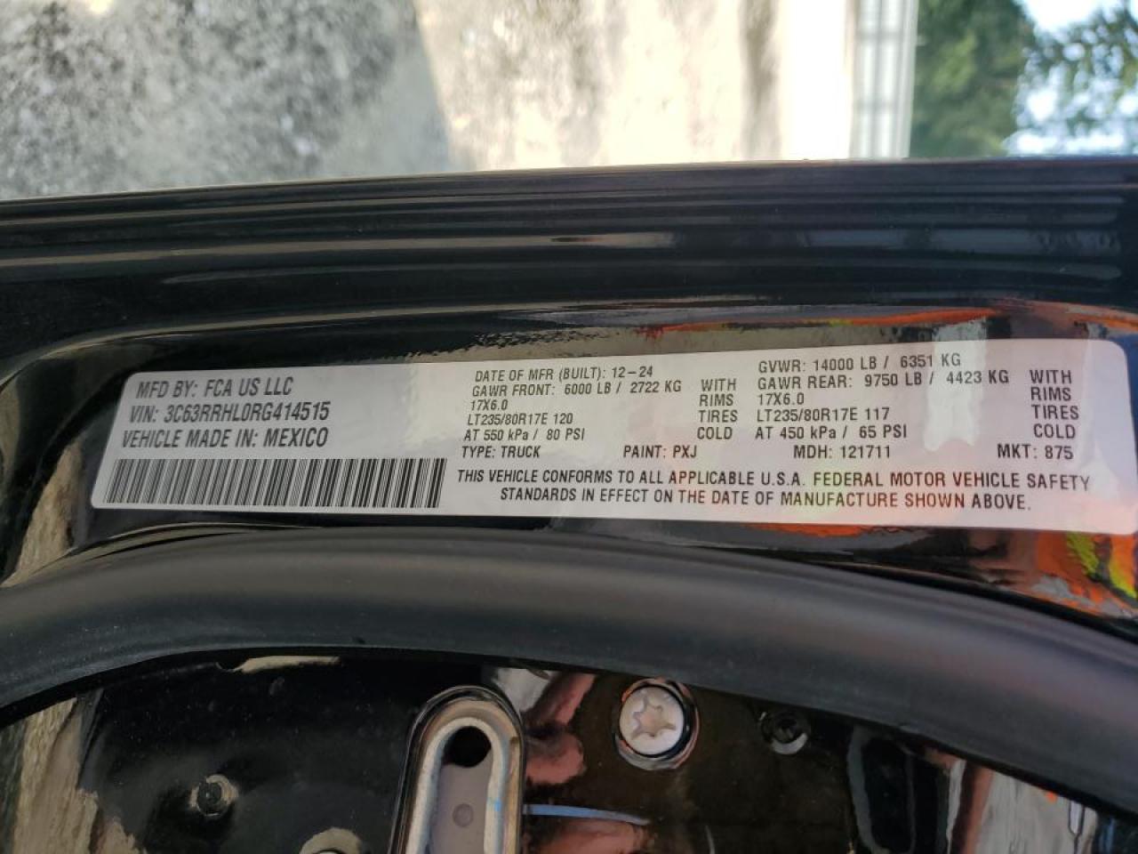 2024 Ram 3500 Big Horn VIN: 3C63RRHL0RG414515 Lot: 67239215